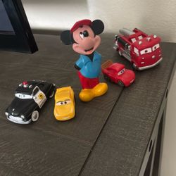 Disney Character  And Cars