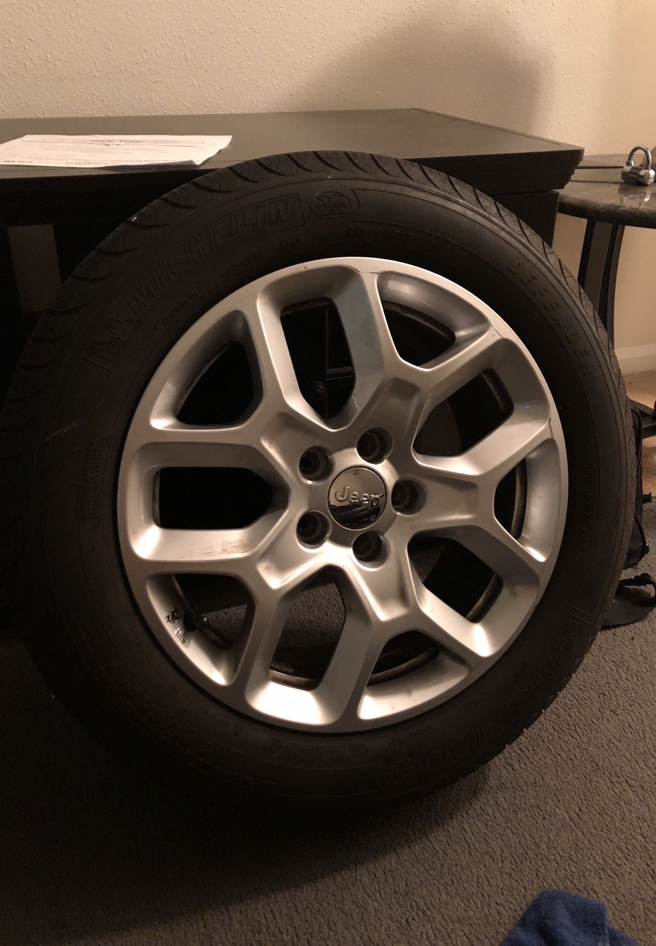Jeep renegade rims and tires Like new great tread