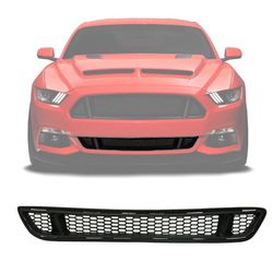 For 15-17 Ford Mustang Front Lower Mesh Grille (MATTE/CARBON)
