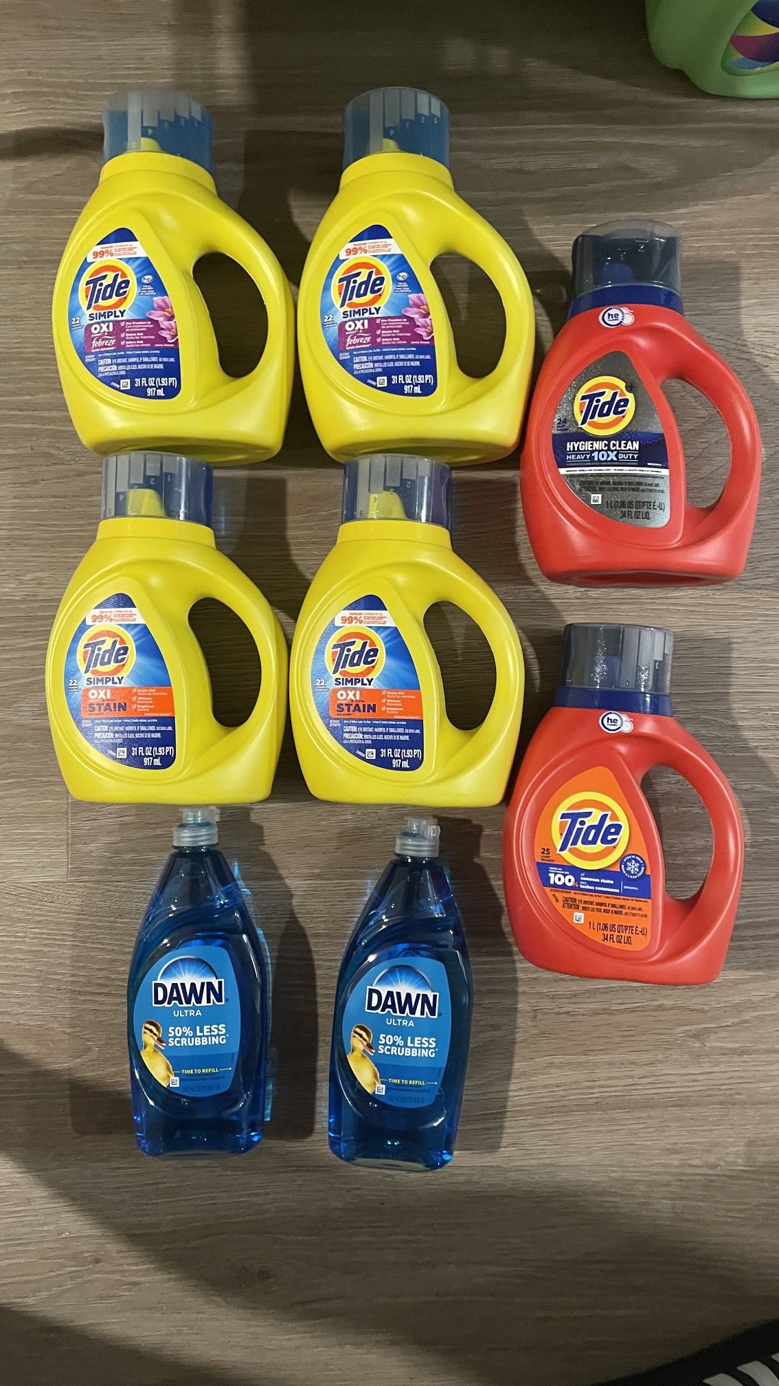 Tide Laundry Detergent Dawn Household Bundle $30
