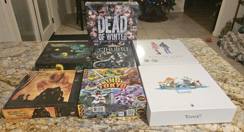 7 Board Games For $40 Total No Catch (Some New - Some Used) for Sale in ...