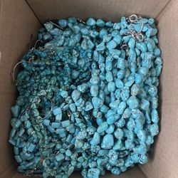 Natural Chinese Turquoise – Massive Multi-Strand Lot (Not Dyed / Not Stabilized)