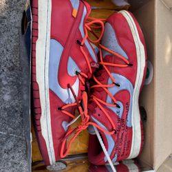 Off white Dunks University Red