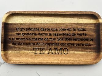 Engraved Tray