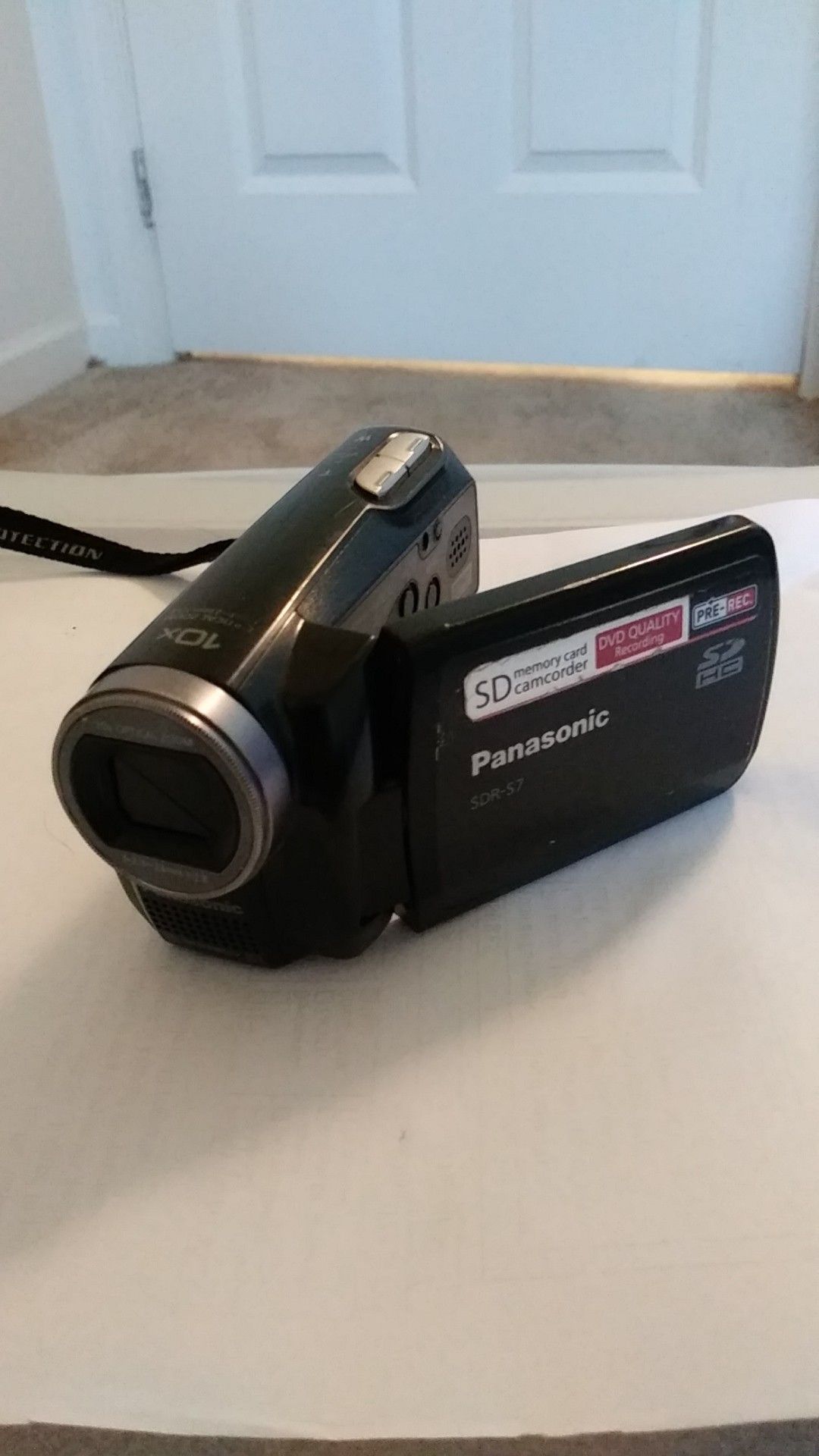 Panasonic SDR-S7P SD Camcorder With Battery and Power Supply