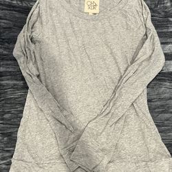 Chaser grey long sleeve top Size S