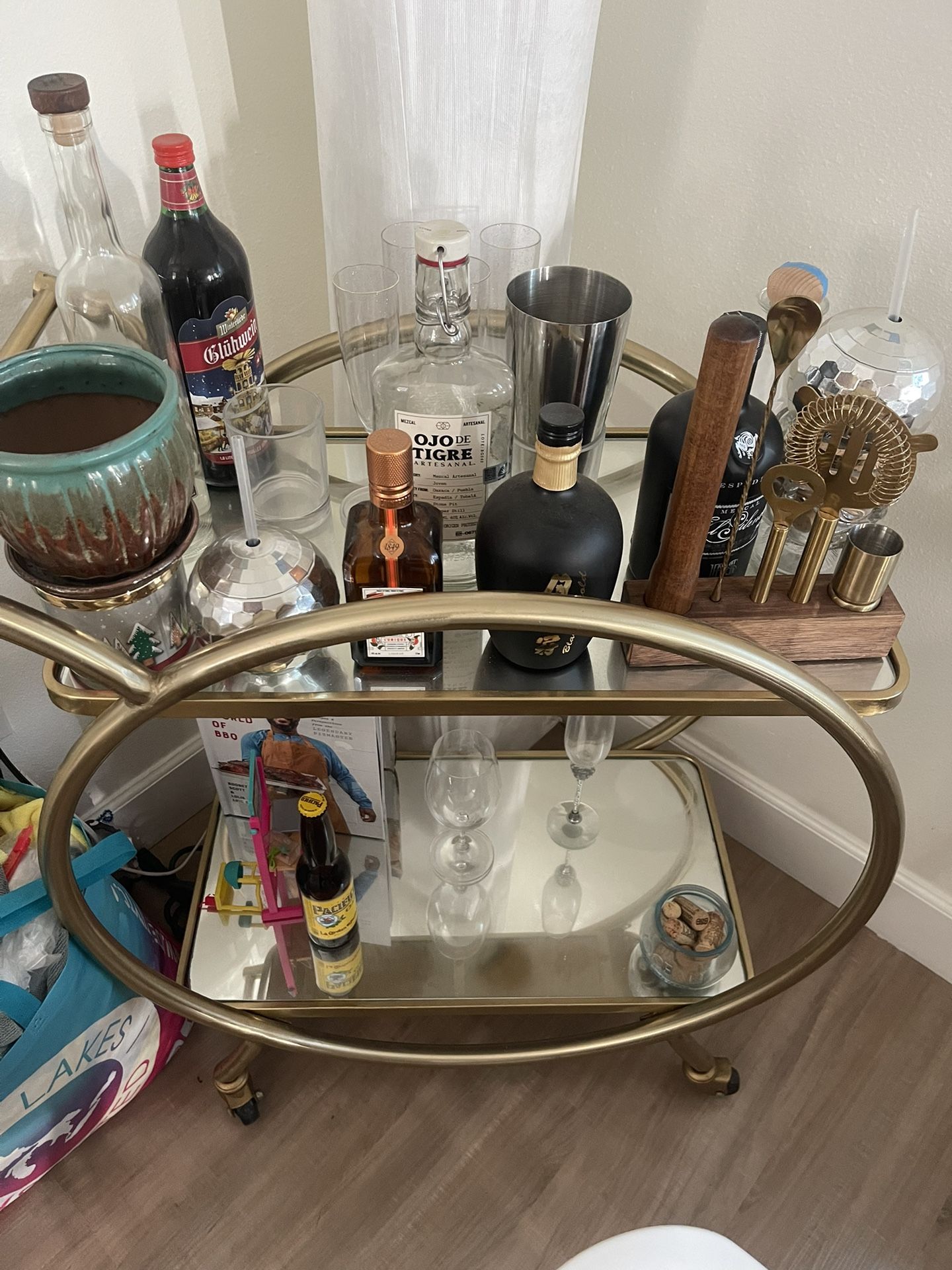 Like New Super Nice Bar Cart