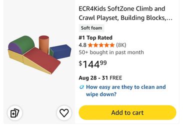 SoftZone Climb and Crawl Playset 5 pieces