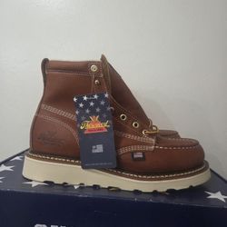 Thorogood 6 Inch USA Made Brown Soft Toe Work Wedge 9EE