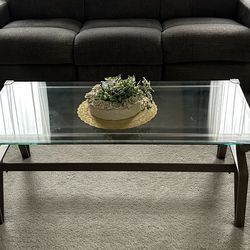 Glass Coffee Table Set