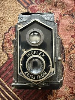 Antique Zeiss Ikon Ikoflex "Coffee Can" Camera 