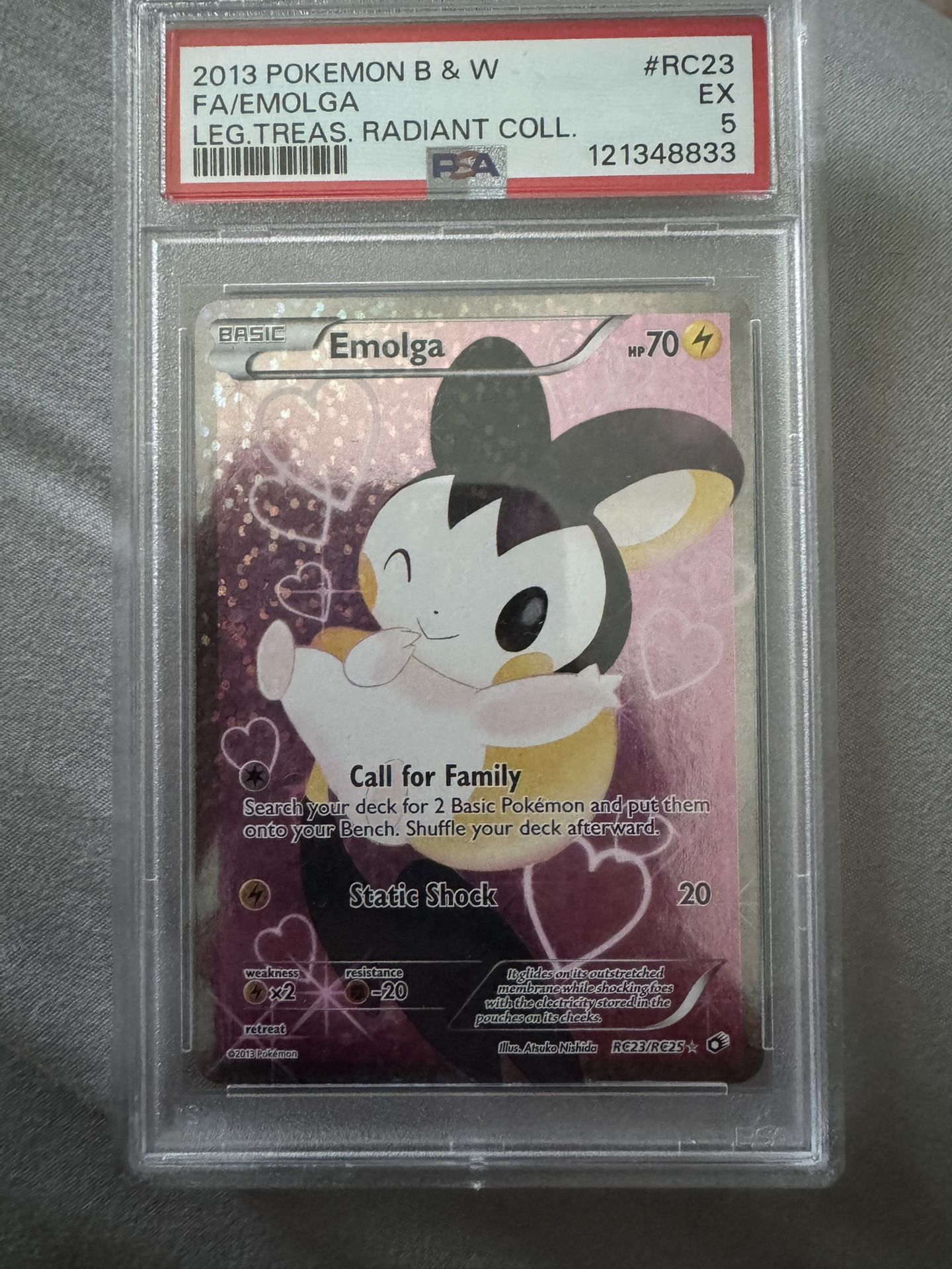 PSA 5 Emolga Full Art