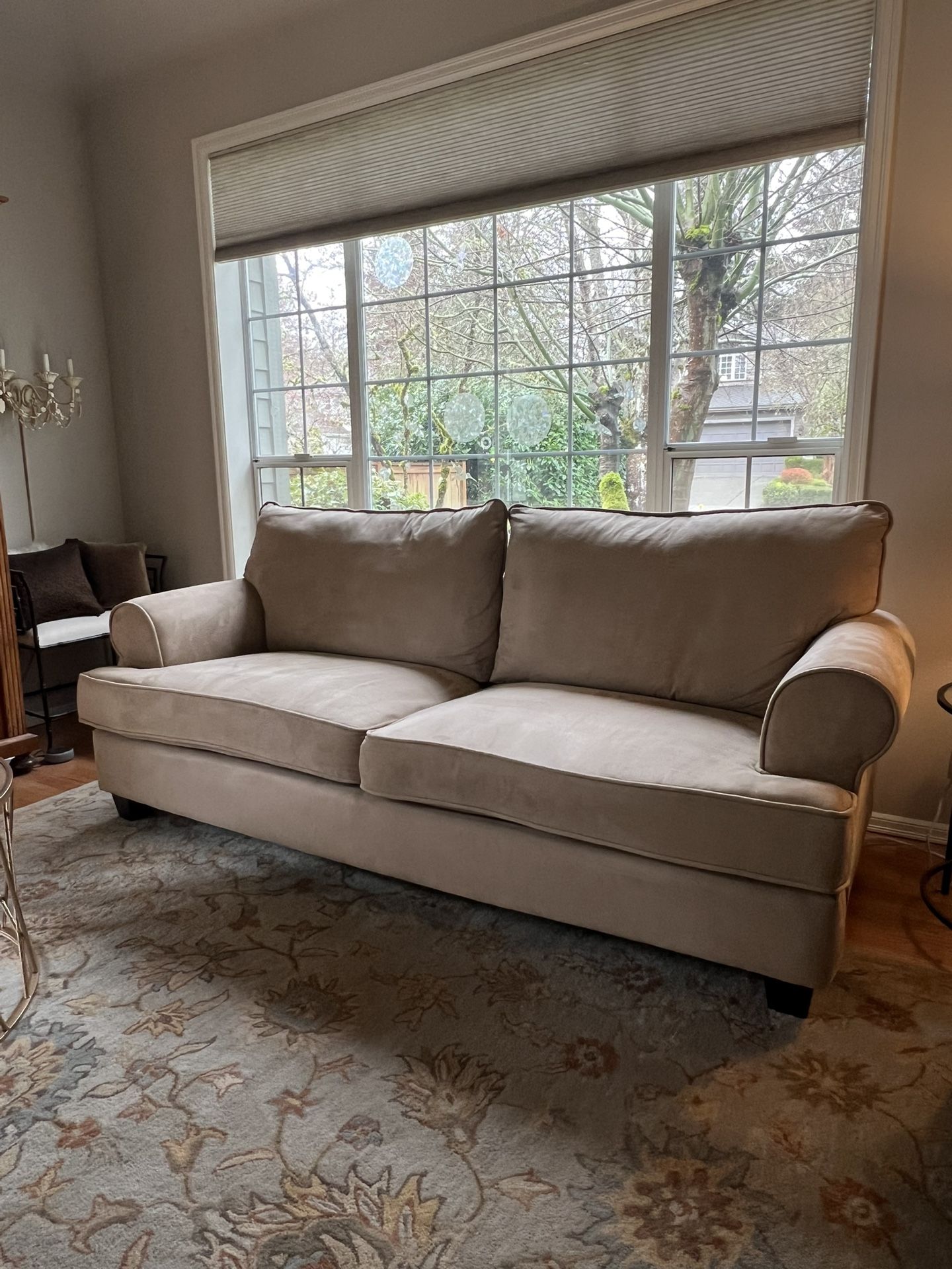 Sofa + Loveseat Set – Clean, Comfortable, Neutral