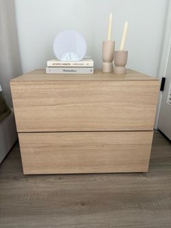 Oak Nightstands (2)
