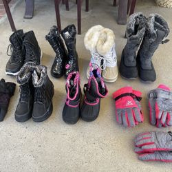 Snow Shoes - Snow Boots & Gloves