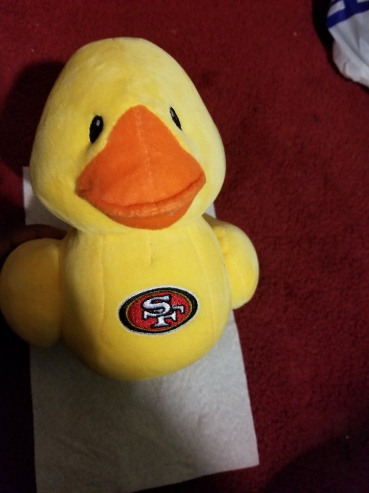 Sf 49ers Duck Plush From Forever Collectibles