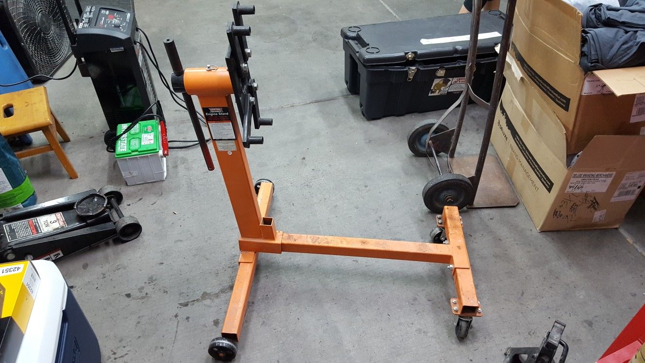 Harbor Freight 1000lb Engine Stand Central Machinery Engine Holder