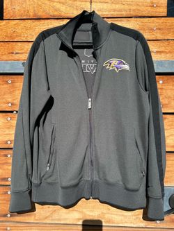 Nike nfl Baltimore Ravens full zip track jacket size large
