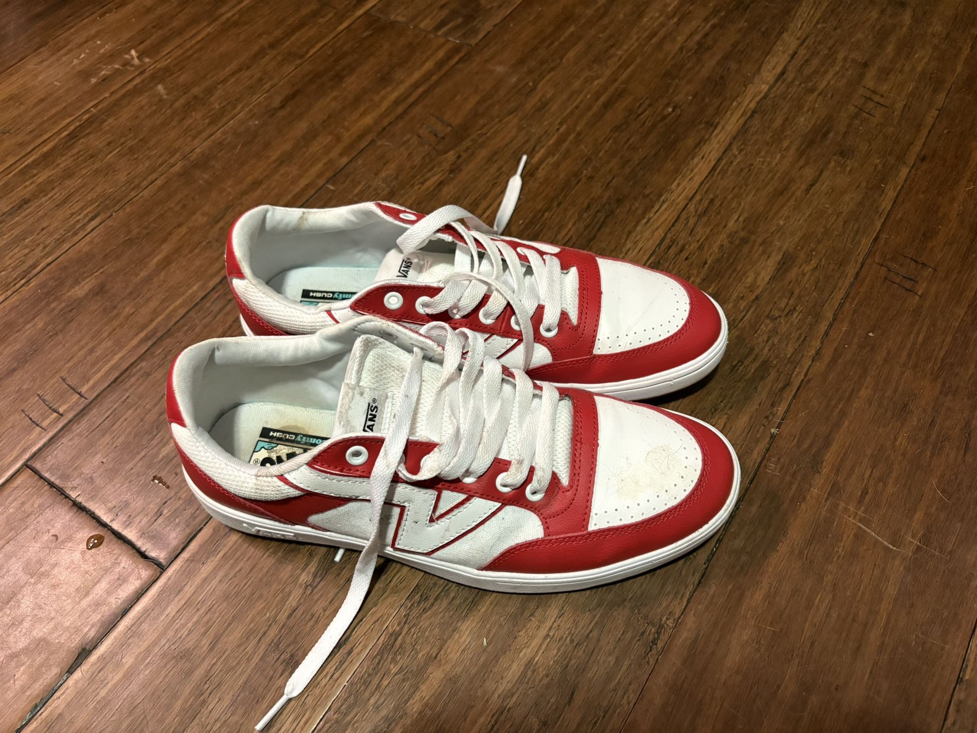 Red Vans US Men Size 11