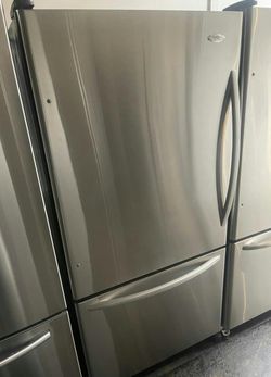 Whirlpool Bottom Freezer Stainless Steel Refrigerator