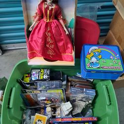 Tote Of Random Collectibles