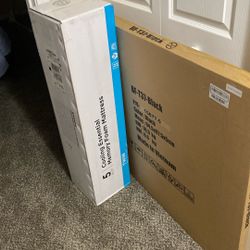 Twin Bed Light Easy To Transport (Mattress And Frame)