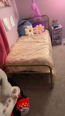 Twin XL GOLD BED FRAME