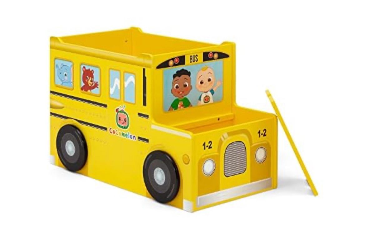 CoComelon School Bus Toy Box Delta Children CoComelon School Bus Toy Box - Greenguard Gold Certified