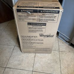Whirlpool 50-Pint Dehumidifier Model# WHAD501AW New in the box 