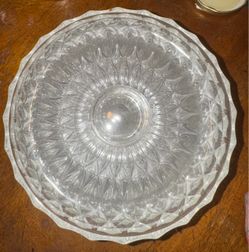 Vintage Glass salad Plates