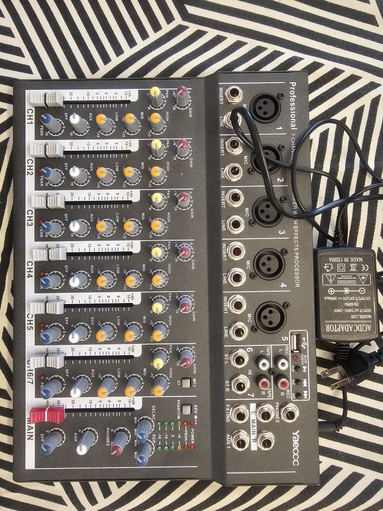 7 CHANNEL MIXER