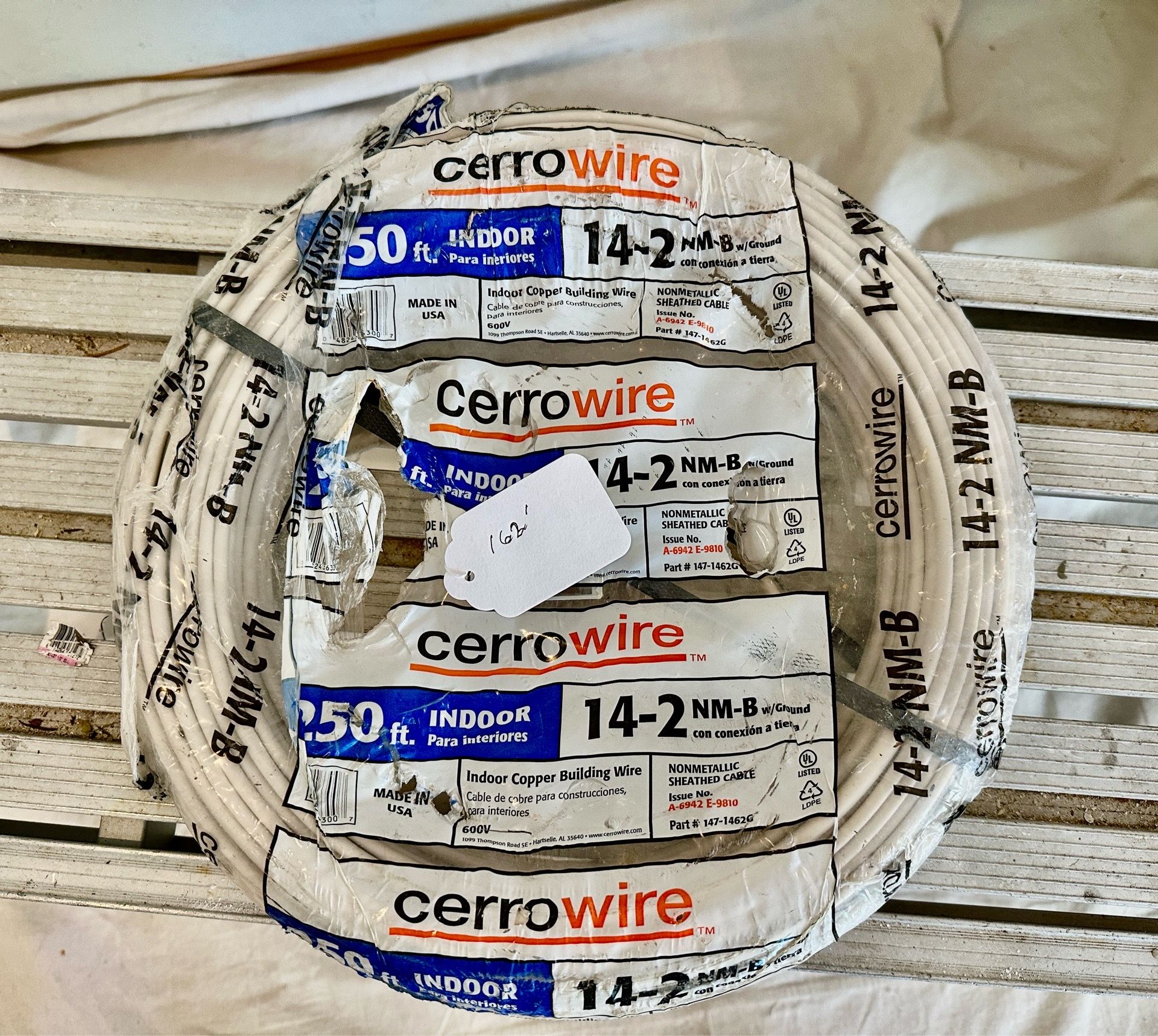 14/2 NM-B Romex wire