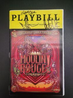 Moulin Rouge! 5th Yr Anniversary Signed Broadway Playbill 