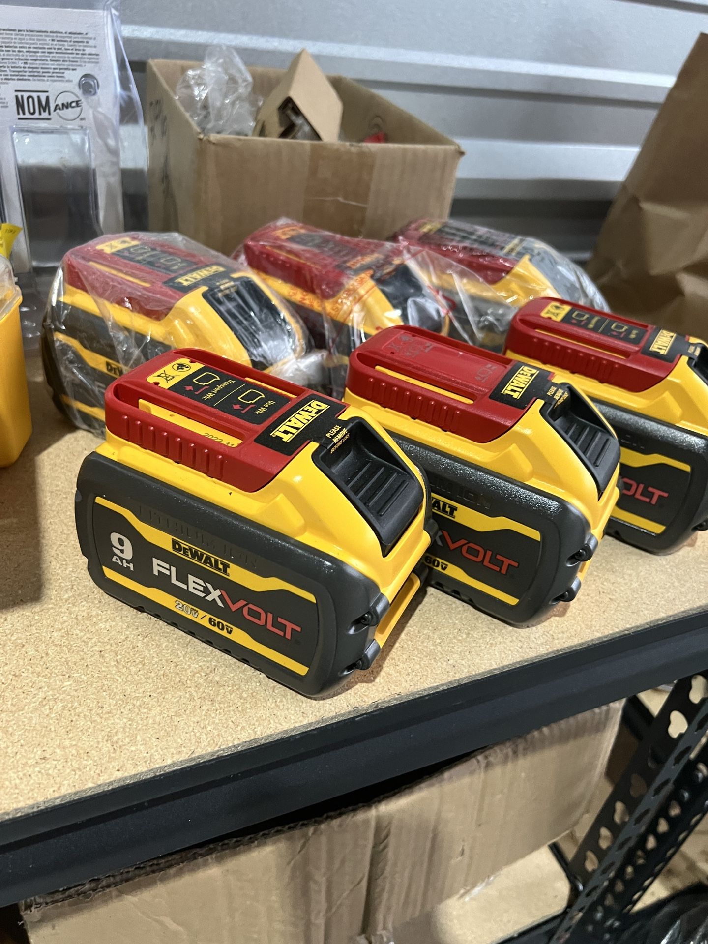Dewalt Flexvolt 60/20V 9ah Batteries $180 Each