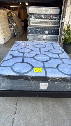 Queen size mattress, and boxspring