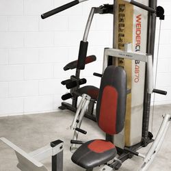 Weight bench set