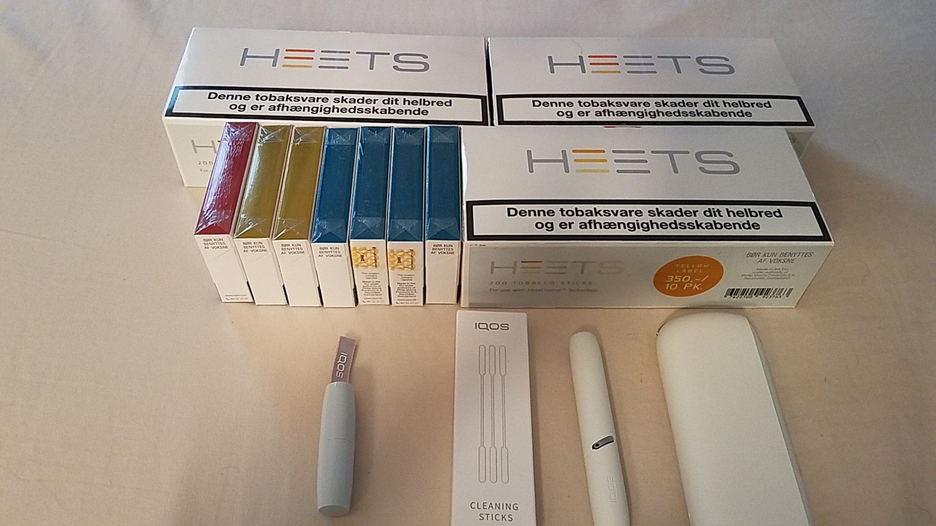 IQOS 3 with 37 pack of heets