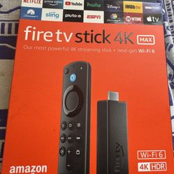 Amazon Fire TV Stick 4K Max Streaming Device with Alexa Voice Remote 