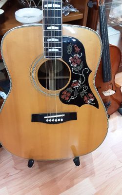 1970 Acoustic Guitar With Case- Located In Shelton