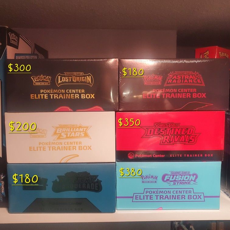 Pokemon Center ETBs