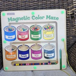 Magnetic Color Puzzle -- Wood