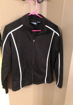 Women’s black zip sweatshirt L