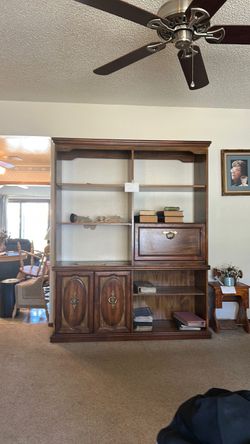 Oak hutch