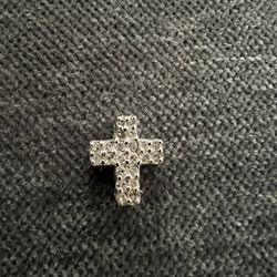 Xsmall white gold 14k with diamond cross