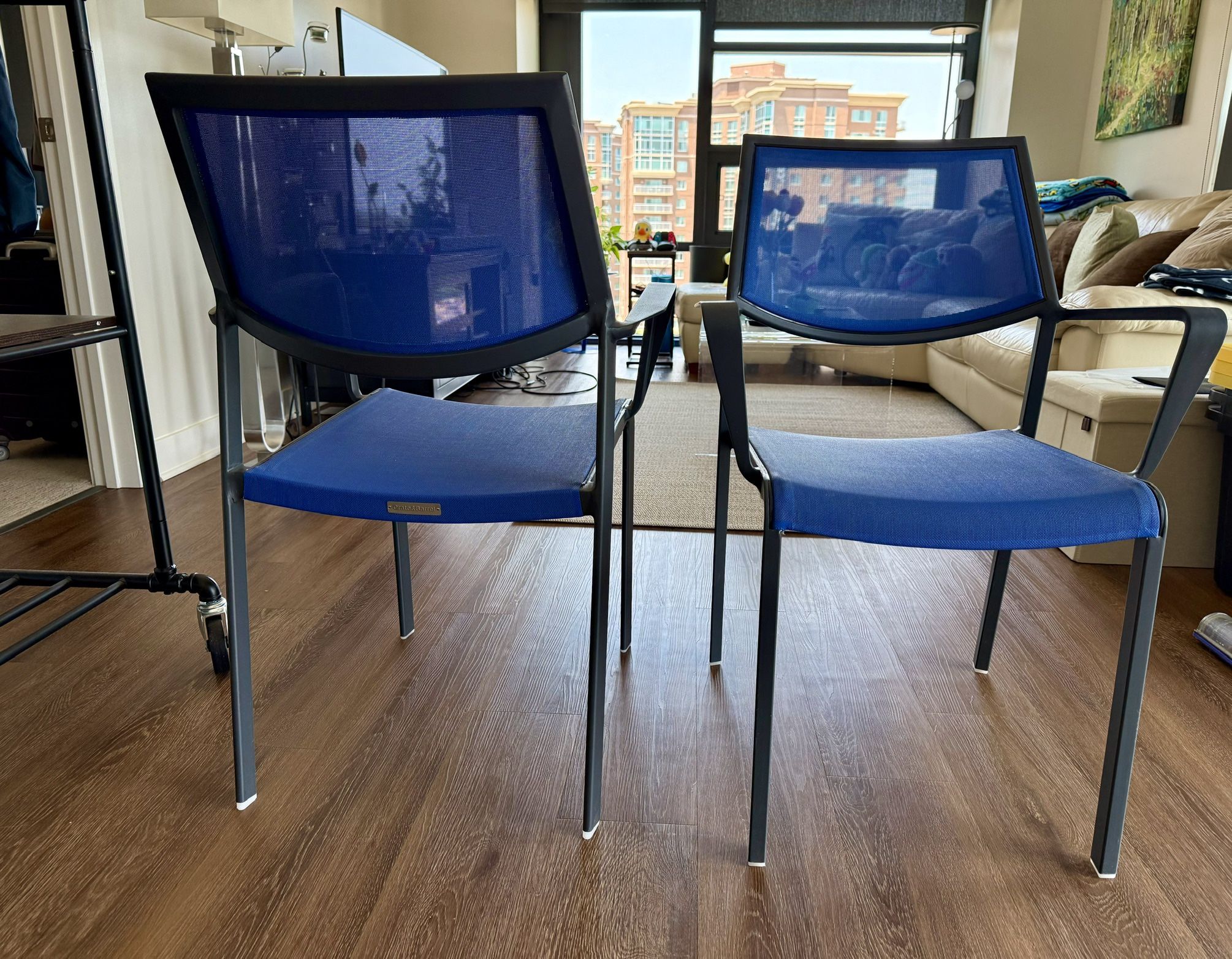 Crate & Barrel Outdoor Chairs