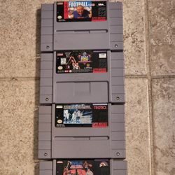 SUPER NINTENDO VIDEO GAMES 