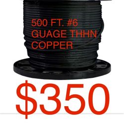 #6 AWG STRANDED COPPER 500ft.