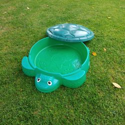 Turtle Sand Box With Lid
