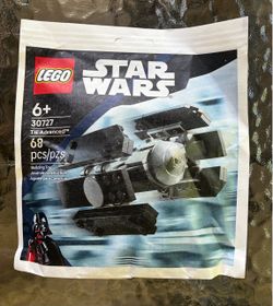 (New in sealed packaging)LEGO Star Wars TIE Advanced Mini-Build Paper Polybag 68 Piece Set