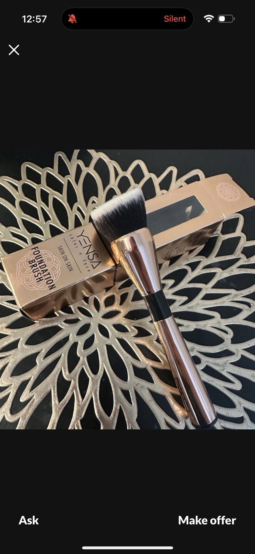YENSA color + face SKIN ON SKIN FOUNDATION BRUSH